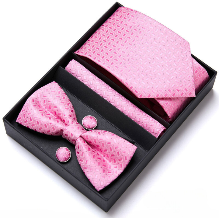 Conjunto Premium de Gravata Estampada Baldini