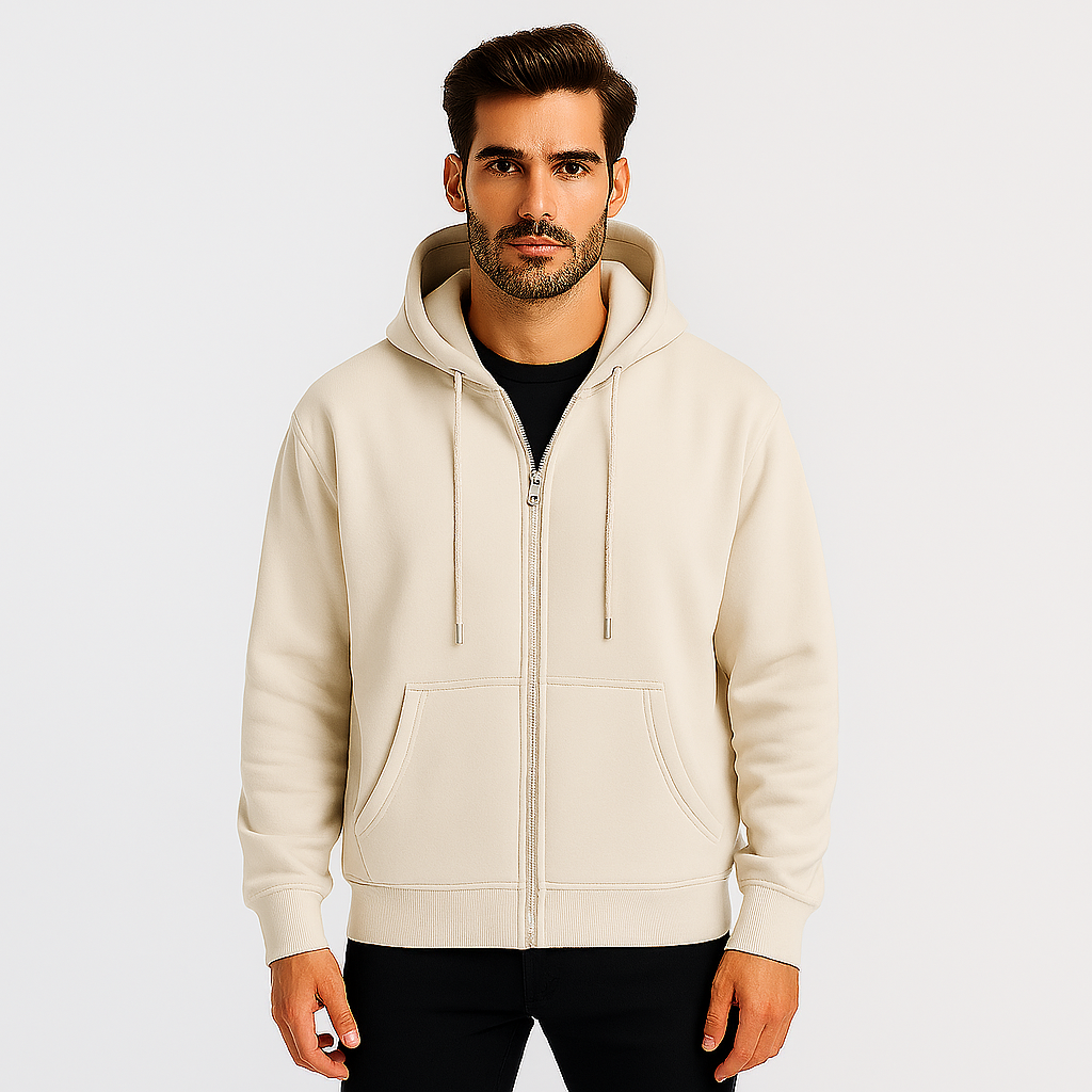 Blusa Moletom Masculina com Ziper Invoux NVX129