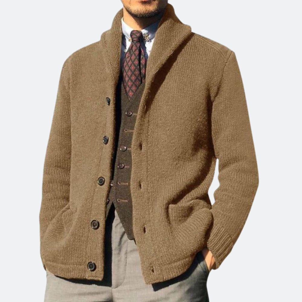 Cardigan Masculino Invoux Oxford