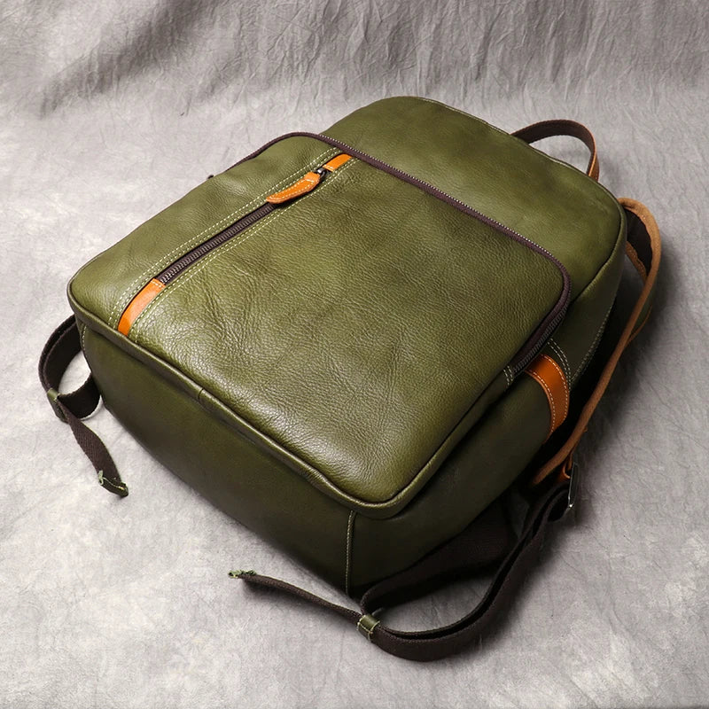 Azzurro Genuine Leather Backpack