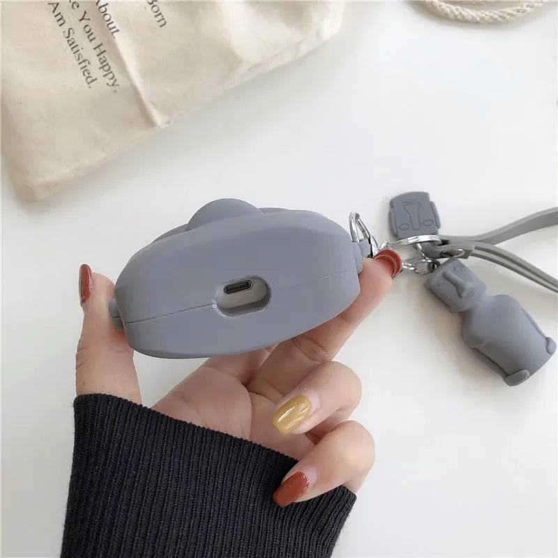Moai Statue AirPods Case