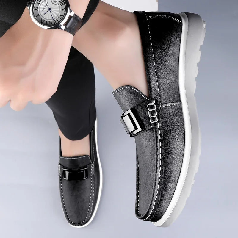 Brunello Leather Loafers