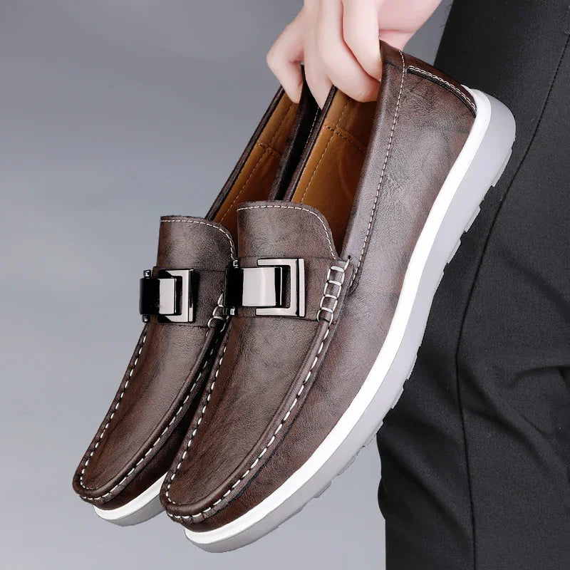 Brunello Leather Loafers