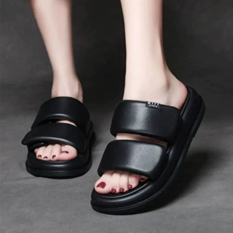 Soft Sandy Leather Sandals