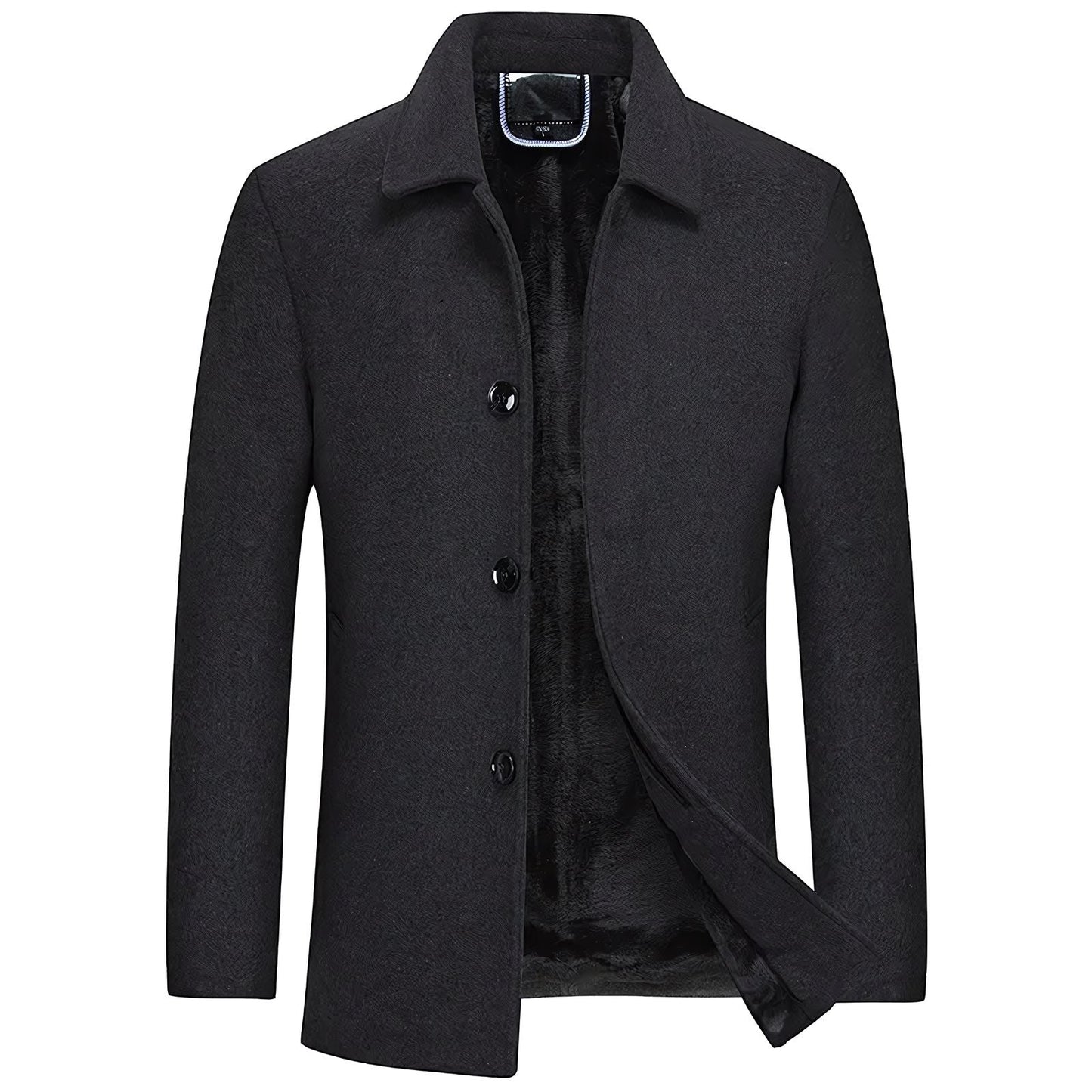 Sobretudo Masculino Curto de Lã Invoux Oslo
