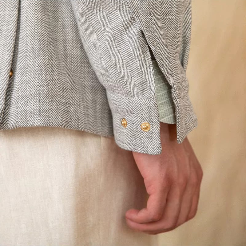 FEDERICO STEFANO LINEN & COTTON COAT