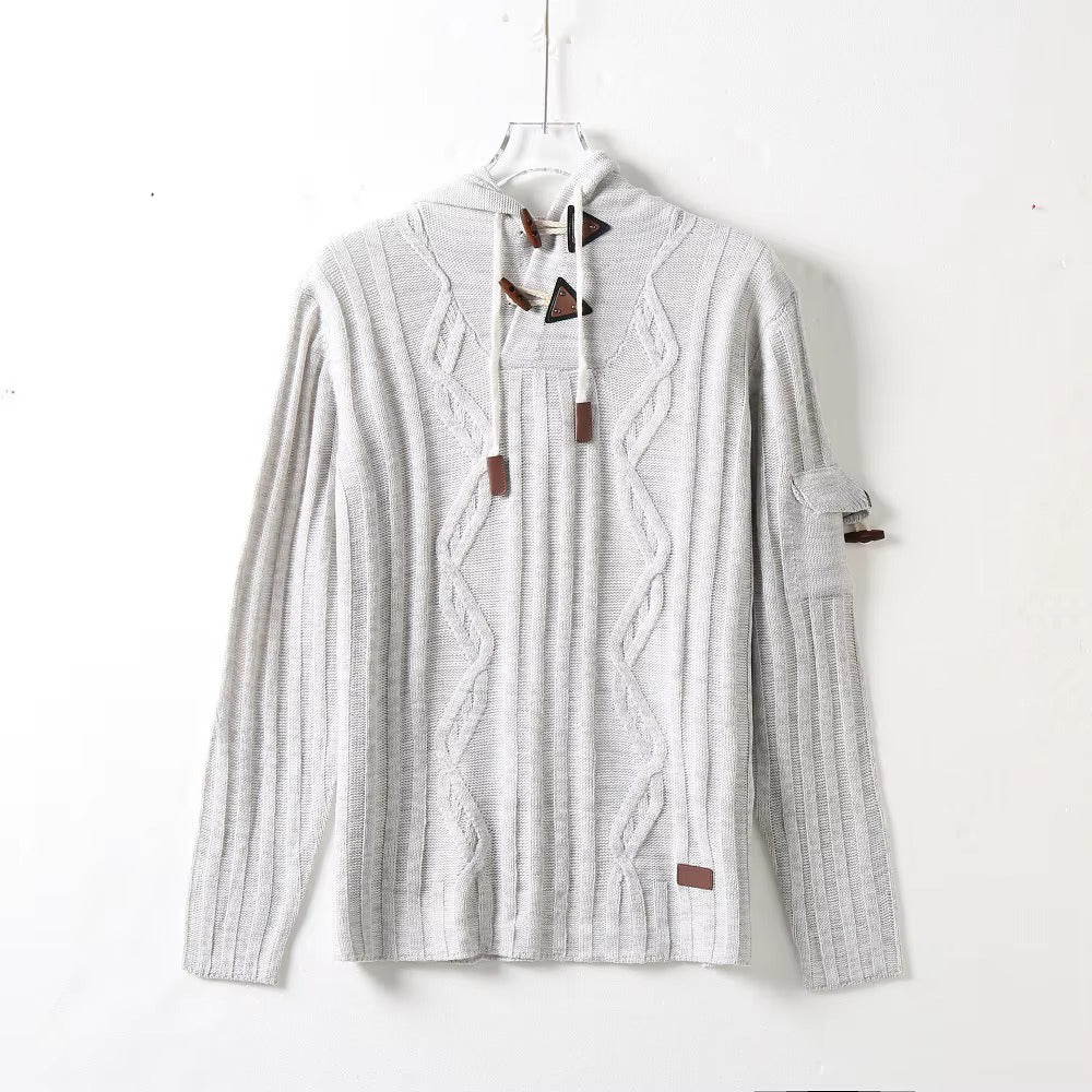 MARCO TIZIANO BREATHABLE HOODED SWEATER