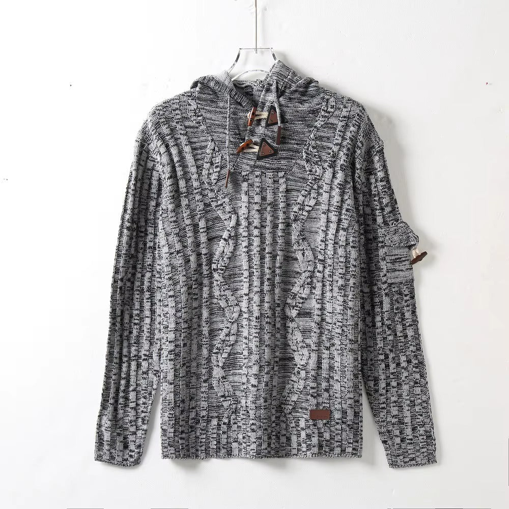 MARCO TIZIANO BREATHABLE HOODED SWEATER