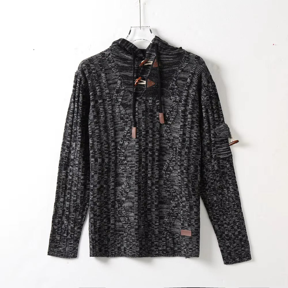 MARCO TIZIANO BREATHABLE HOODED SWEATER