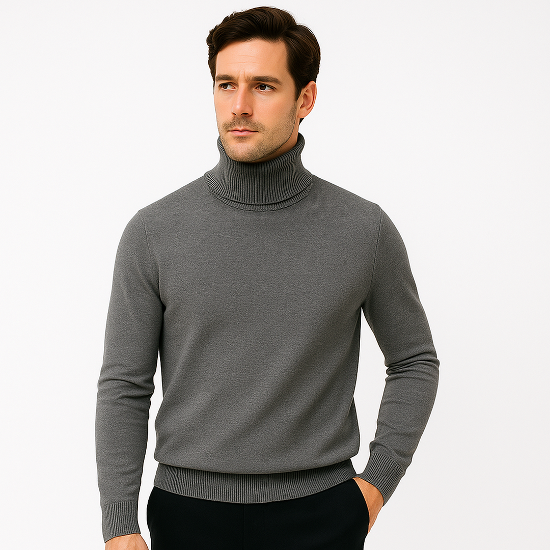 Suéter Masculino de Gola Alta Térmico Invoux