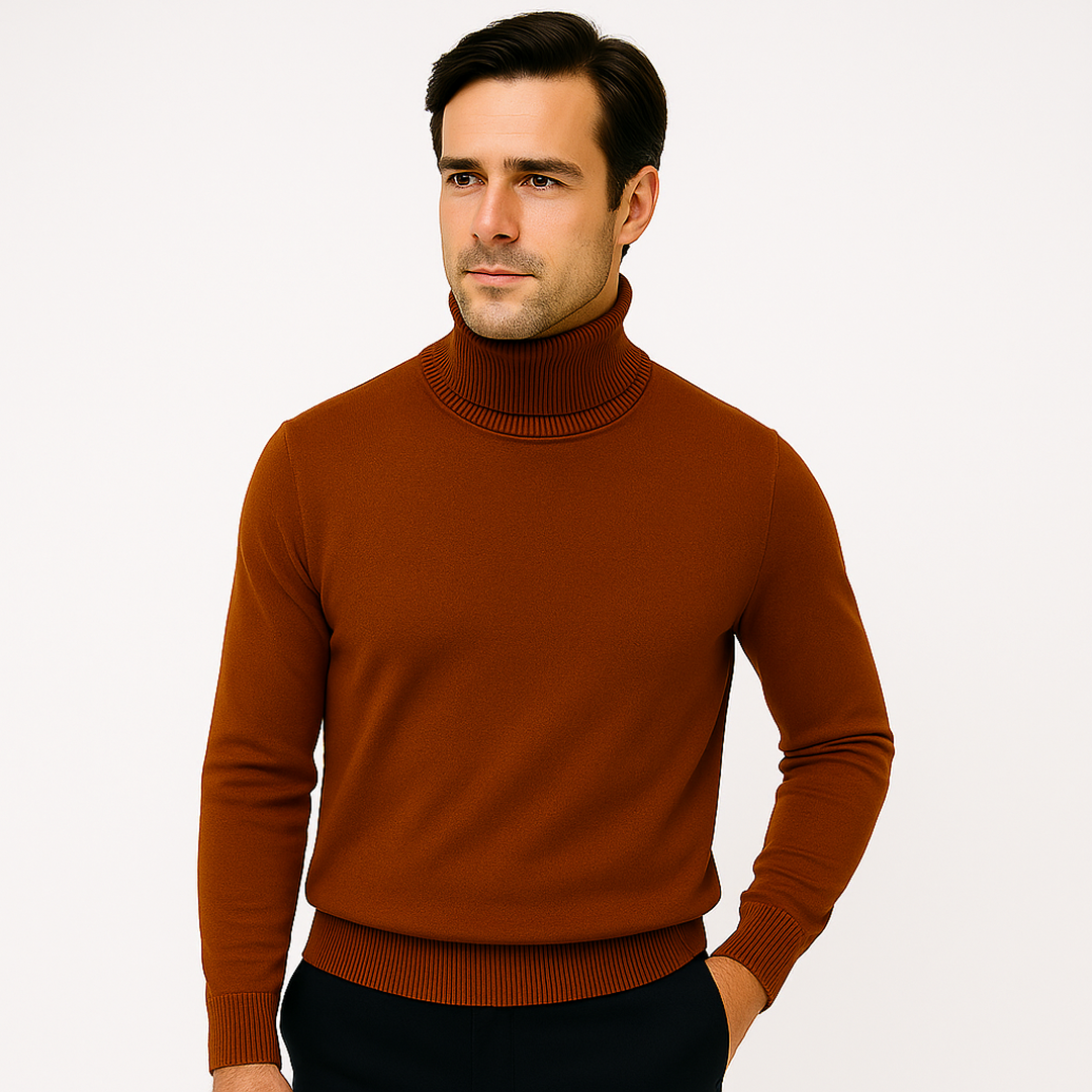 Suéter Masculino de Gola Alta Térmico Invoux