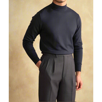 Navy Blue Luciano Wool