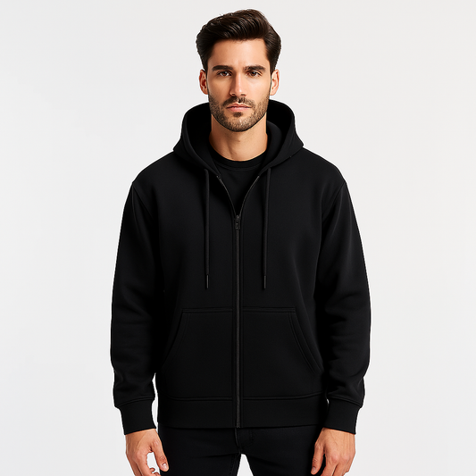 Blusa Moletom Masculina com Ziper Invoux NVX129