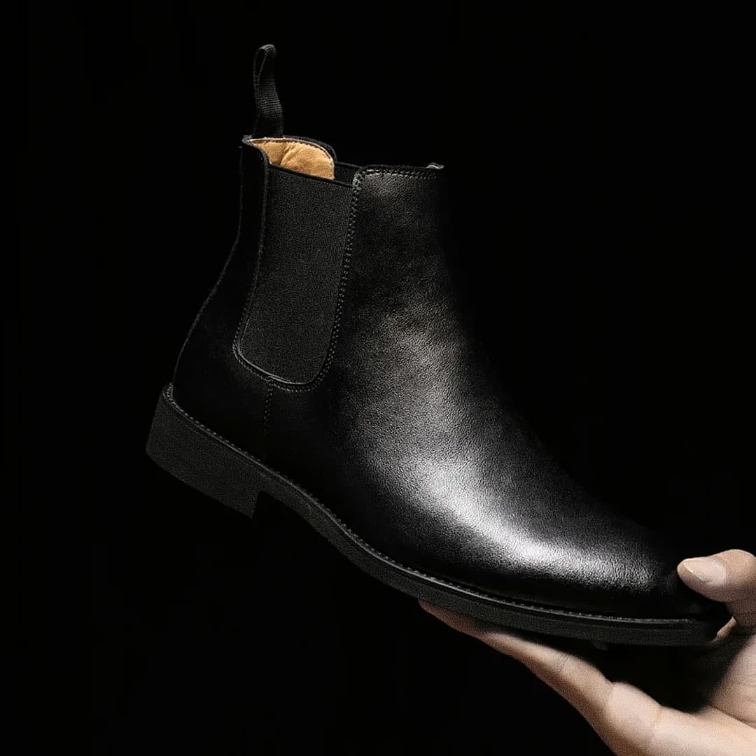 Bota Chelsea Invoux Camden em Couro Premium