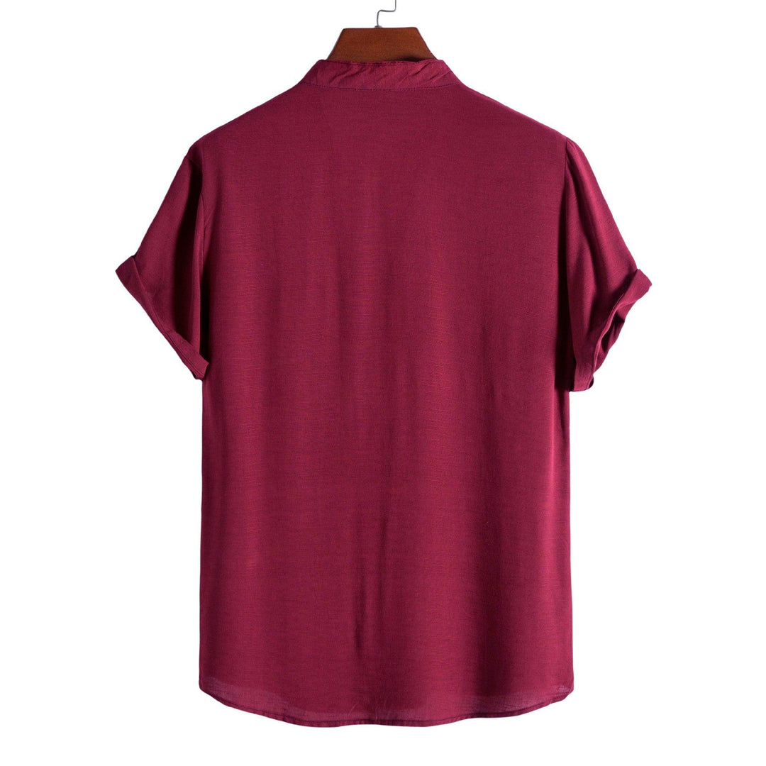 Camisa Masculina Lisa Gola Padre Invoux Essenza