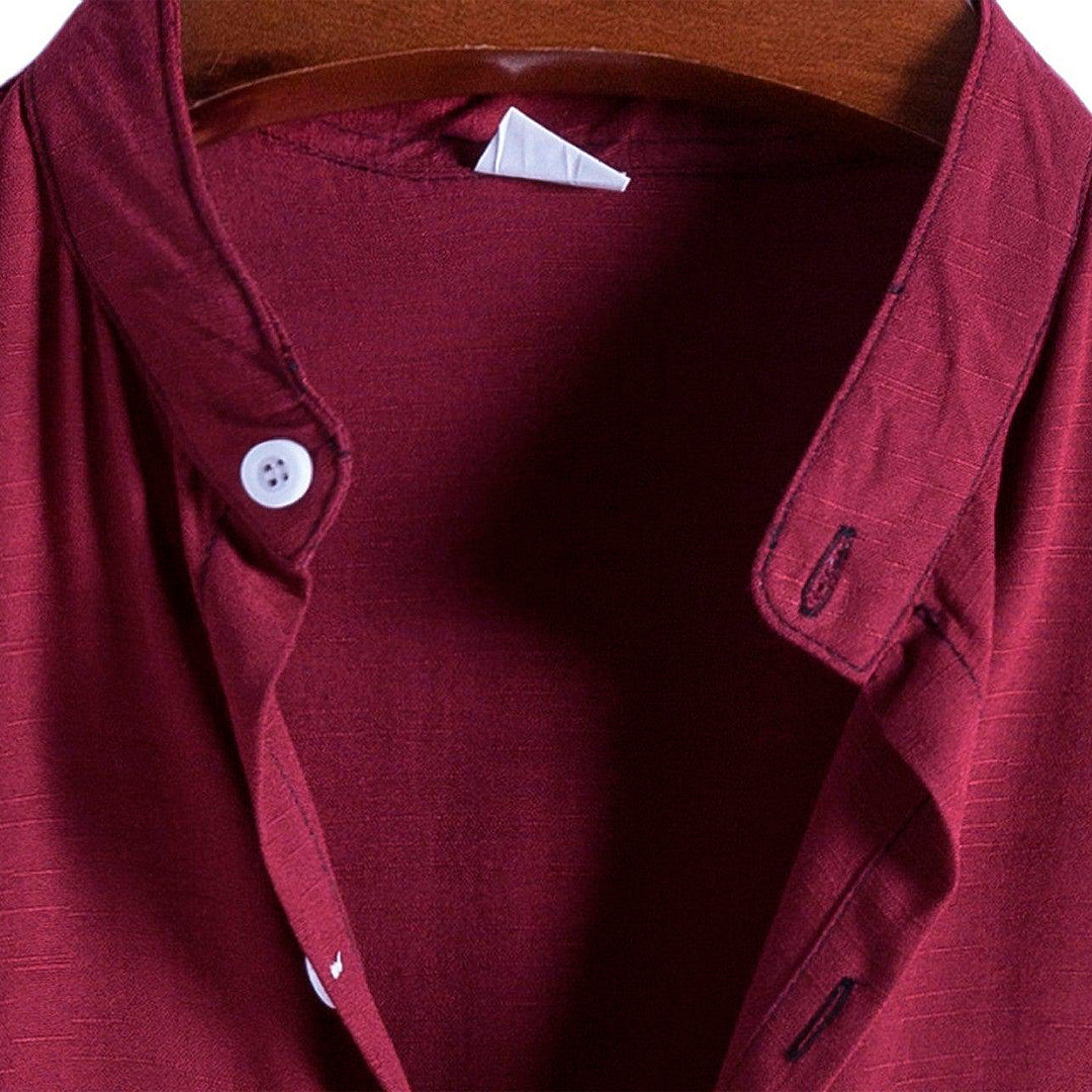 Camisa Masculina Lisa Gola Padre Invoux Essenza
