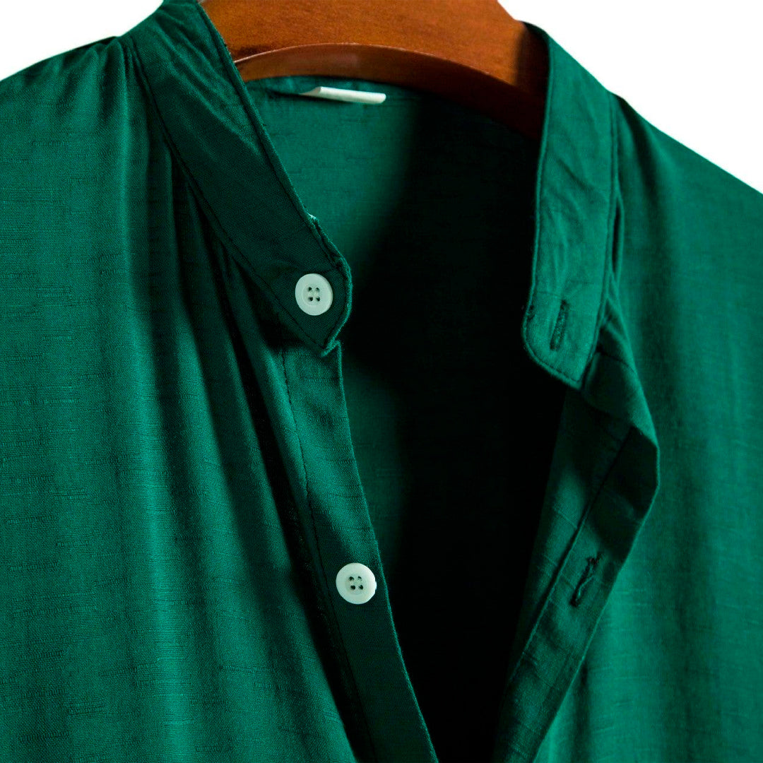 Camisa Masculina Lisa Gola Padre Invoux Essenza