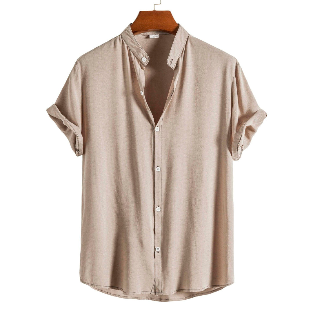 Camisa Masculina Lisa Gola Padre Invoux Essenza