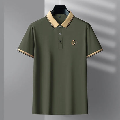 Camisa Polo Elegante Invoux Bordeaux