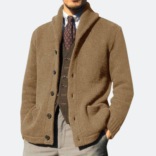 Cardigan Masculino Invoux Oxford