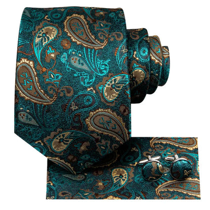 Kit Gravata Estampada de Seda Imperial Lux