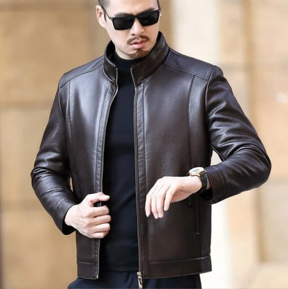 Jaqueta De Couro Premium Masculina Invoux NVX117
