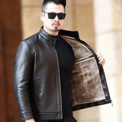 Jaqueta De Couro Premium Masculina Invoux NVX117