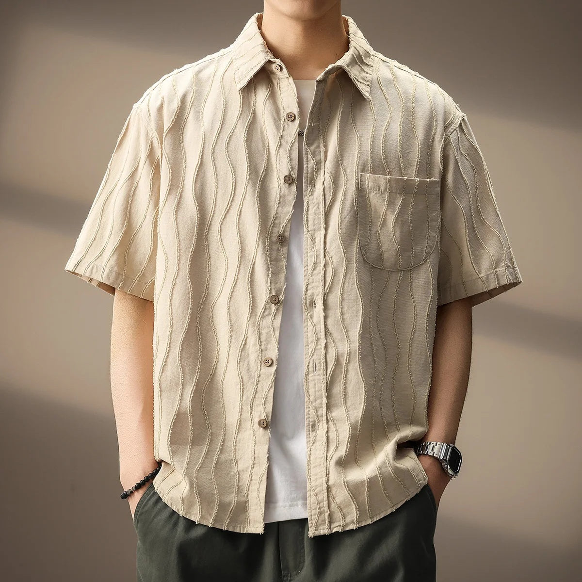 Urban Flow Button-Up