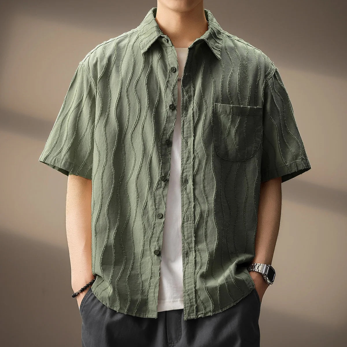 Urban Flow Button-Up
