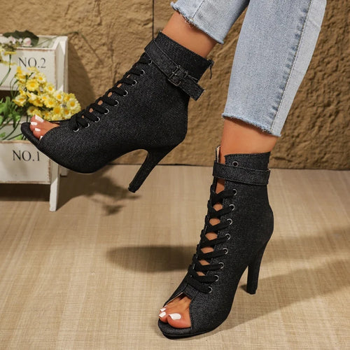 Allisson Denim Heels
