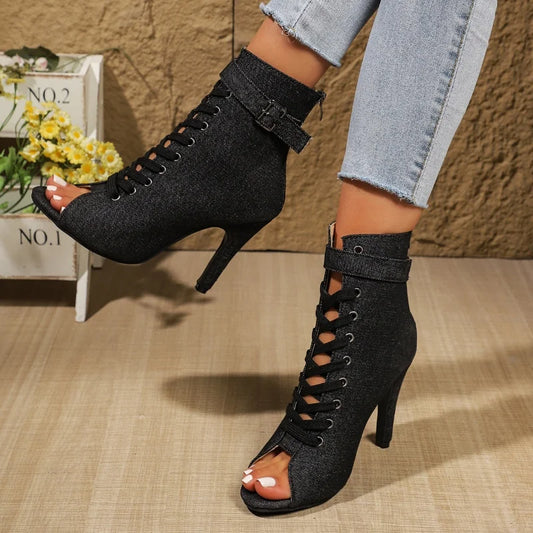 Allisson Denim Heels