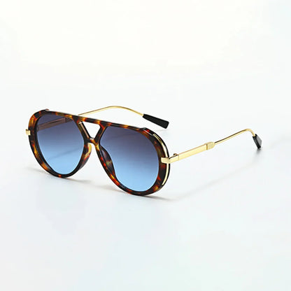 Leopard Aviator Sunglasses