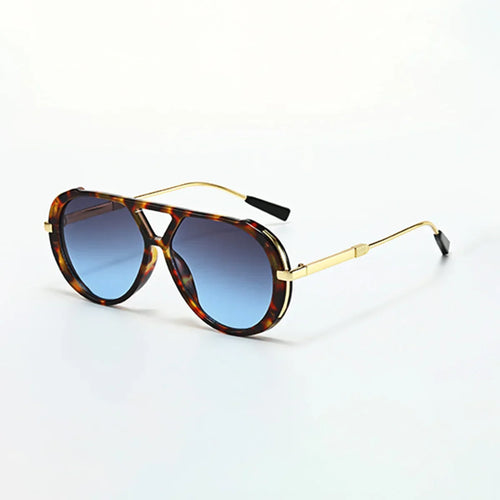 Leopard Aviator Sunglasses
