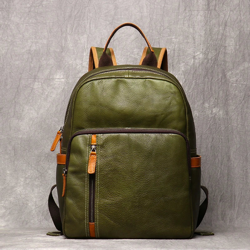 Azzurro Genuine Leather Backpack