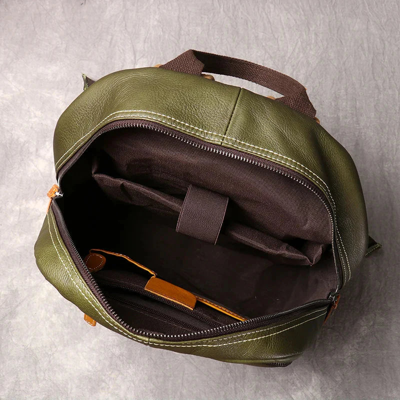 Azzurro Genuine Leather Backpack