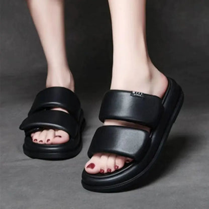 Soft Sandy Leather Sandals