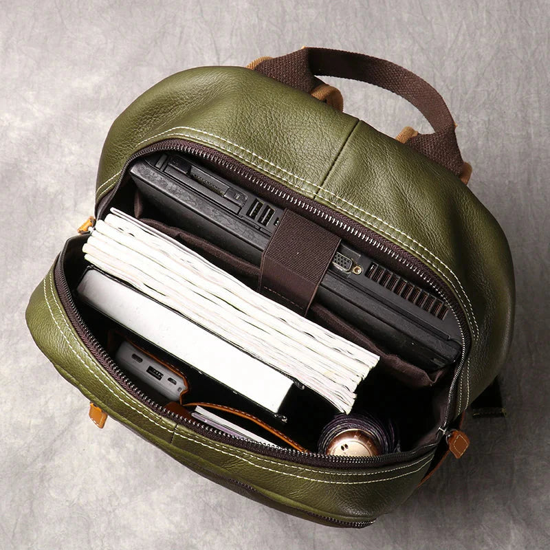 Azzurro Genuine Leather Backpack