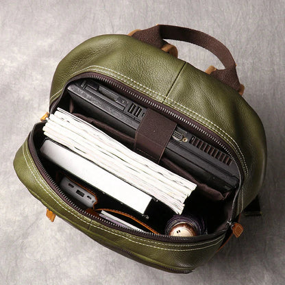 Azzurro Genuine Leather Backpack