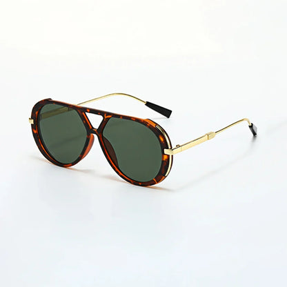 Leopard Aviator Sunglasses