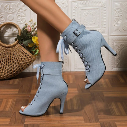 Allisson Denim Heels