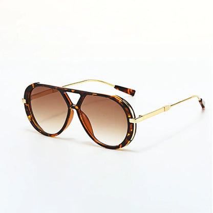 Leopard Aviator Sunglasses