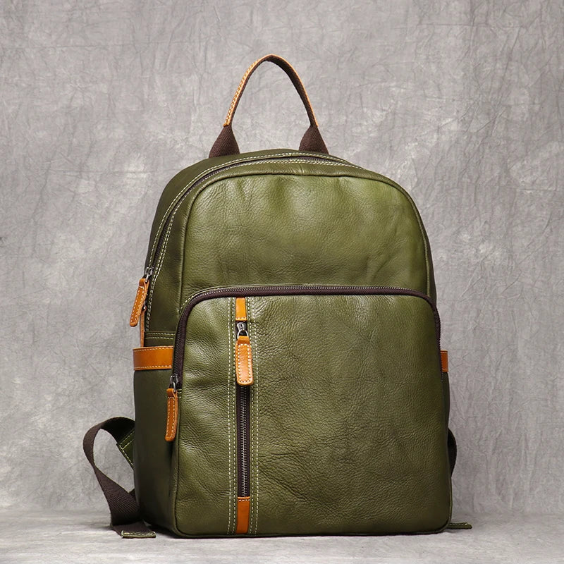 Azzurro Genuine Leather Backpack