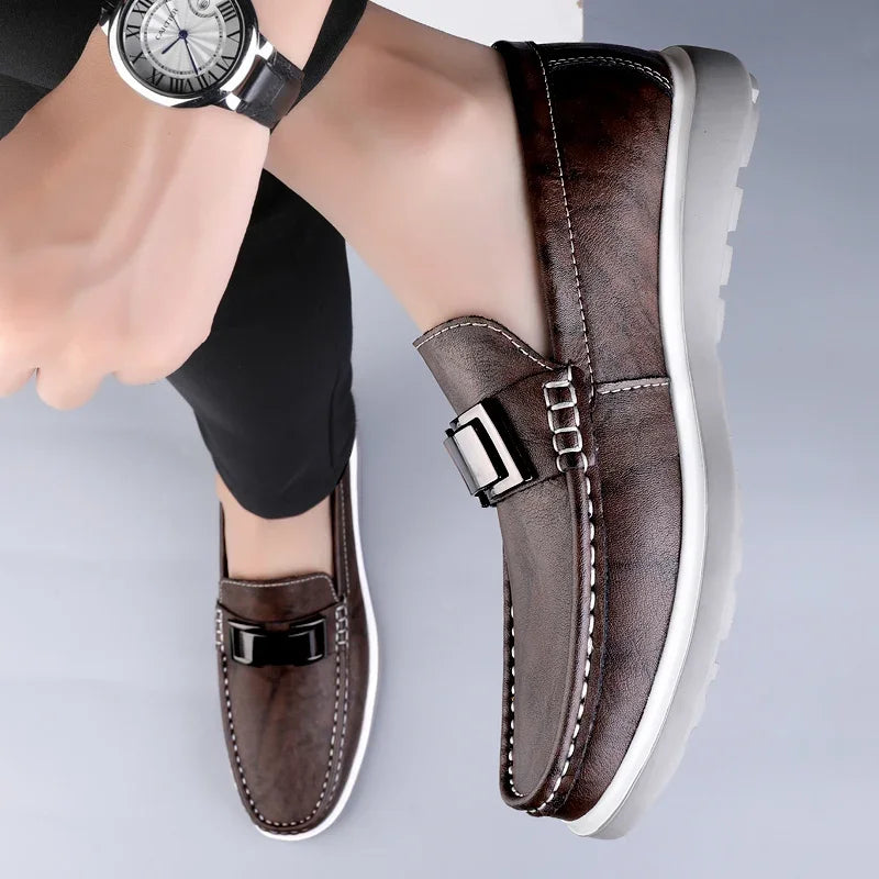 Brunello Leather Loafers