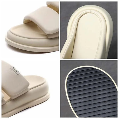 Soft Sandy Leather Sandals