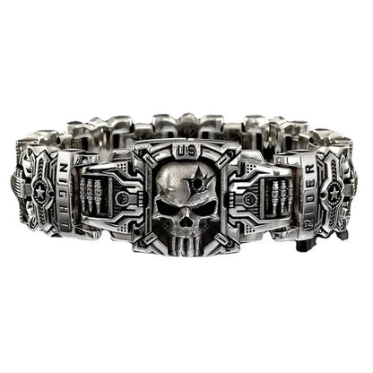 Night Rider Skull Bracelet