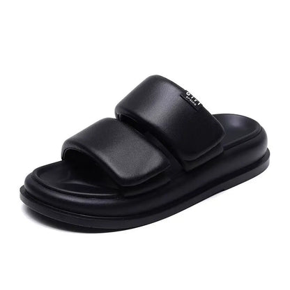 Soft Sandy Leather Sandals