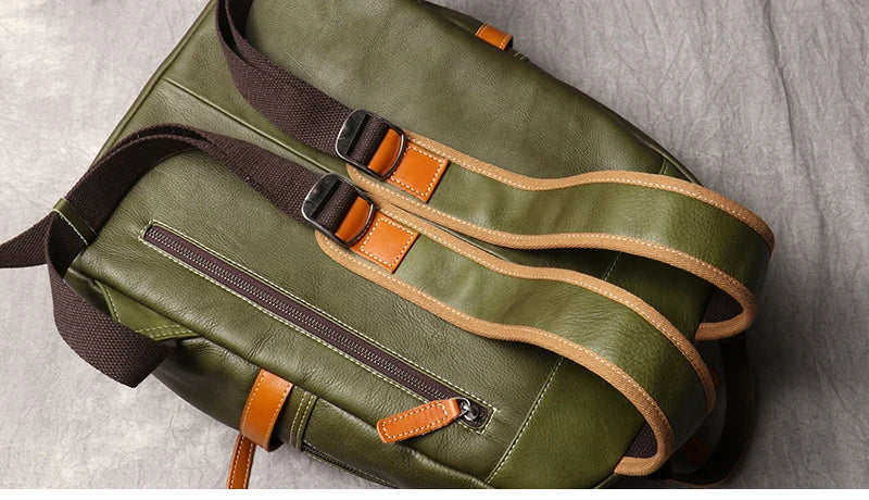 Azzurro Genuine Leather Backpack