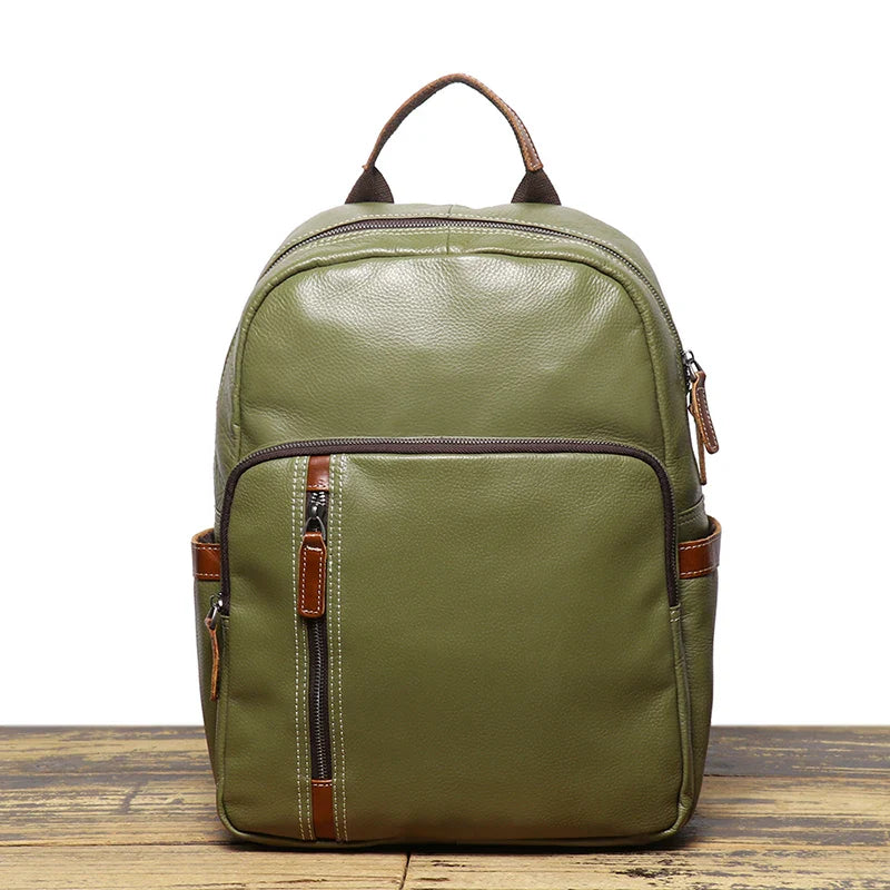 Azzurro Genuine Leather Backpack