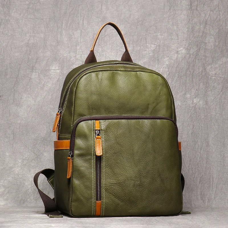Azzurro Genuine Leather Backpack
