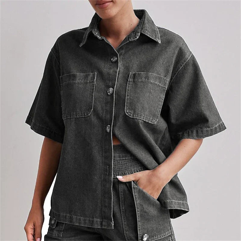 Kea Denim 2 Piece Set